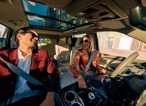 In your car