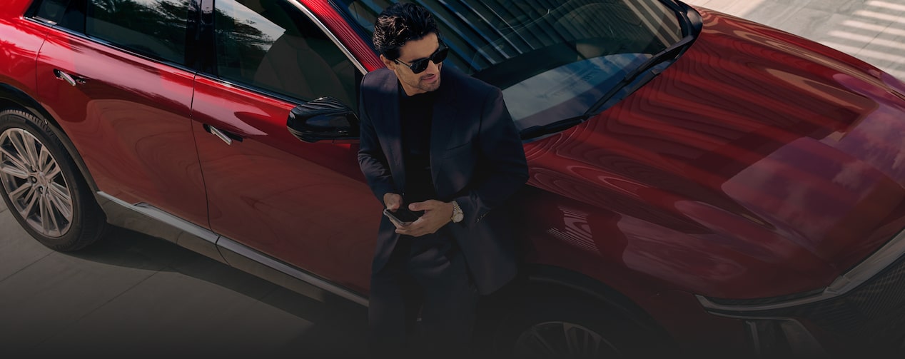 man with his phone in the hand