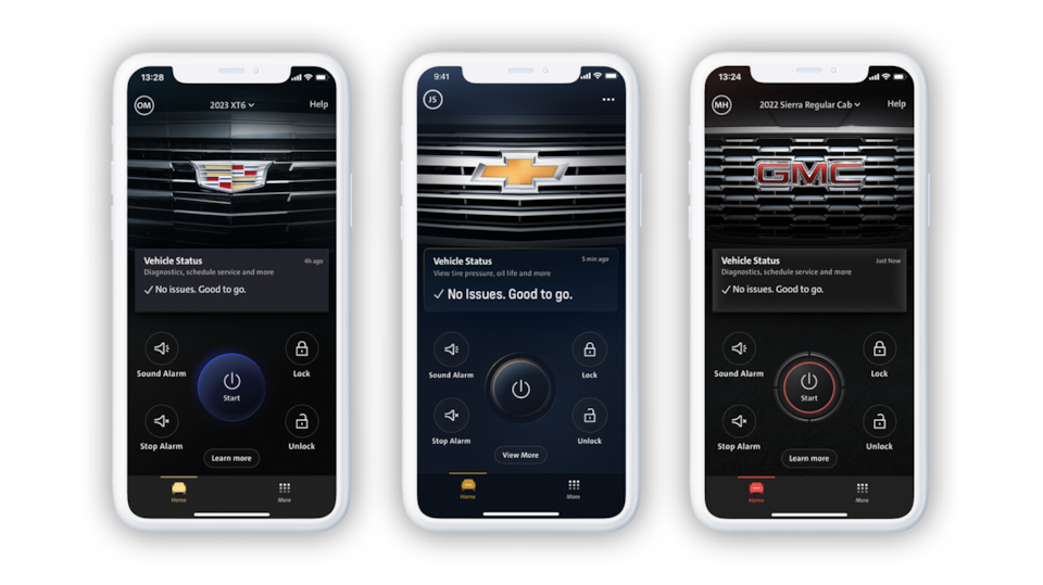 Chevrolet , Cadillac and GMC App