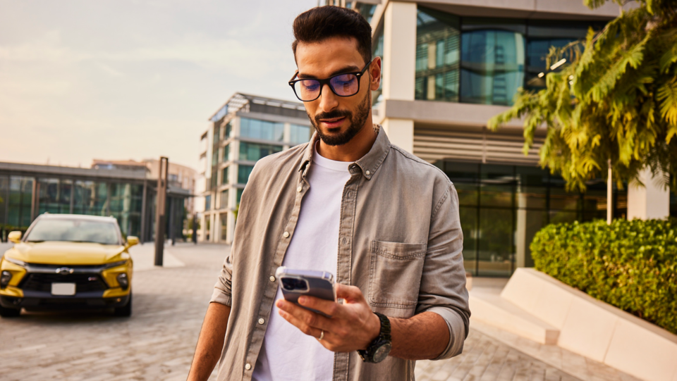 Man on his phone
